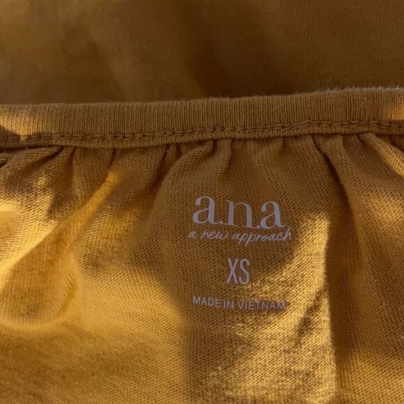 Ana mustard spaghetti strap lounge dress size xs - Picture 5 of 5